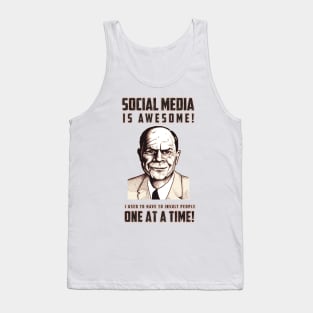 Social Media is Awesome Tank Top